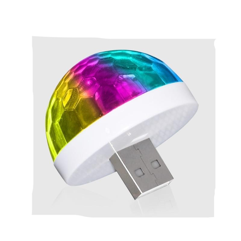 Mini Party USB-Discokugel für Unterwegs –