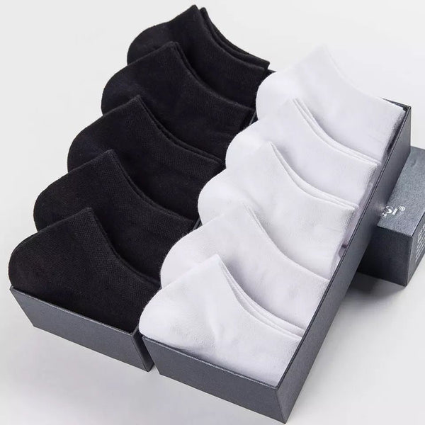 5 pairs of women's plain ankle socks