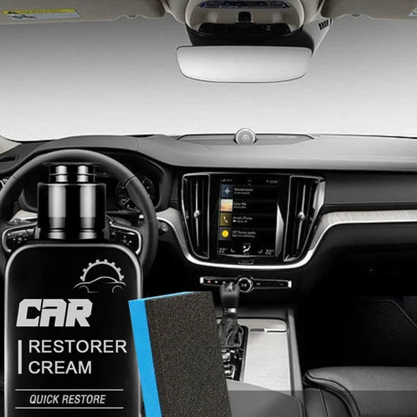 Car interior plastic and leather care