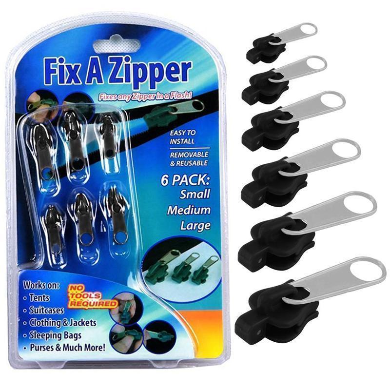 Zip repair set (6 pieces)