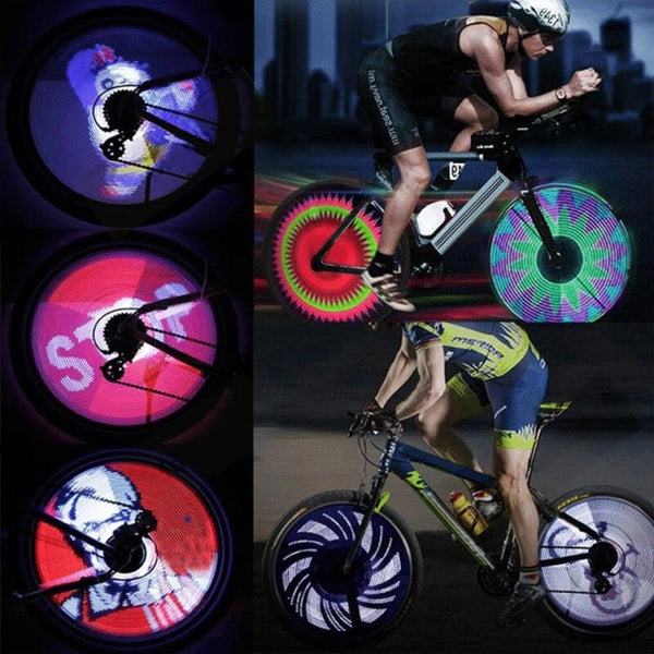3D bicycle spokes LED light
