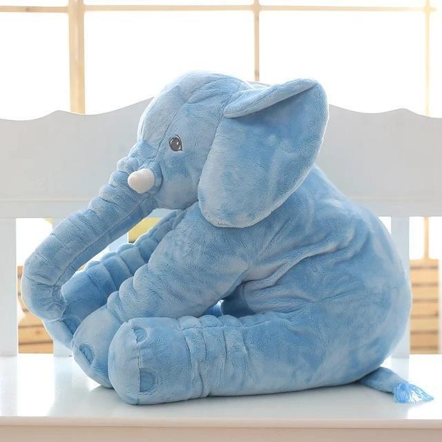  40cm / Blau Plüsch Elefant Schlafkissen