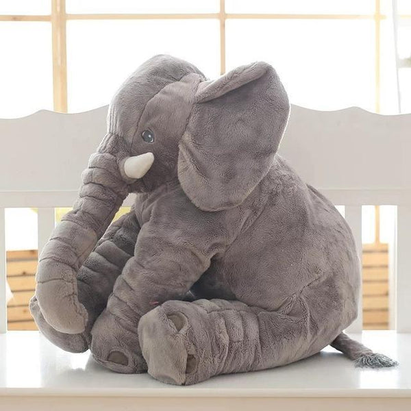  40cm / Grau Plüsch Elefant Schlafkissen