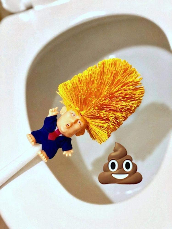 Donald Trump toilet toilet brush
