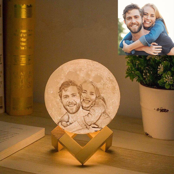 Moon lamp with your own photo
