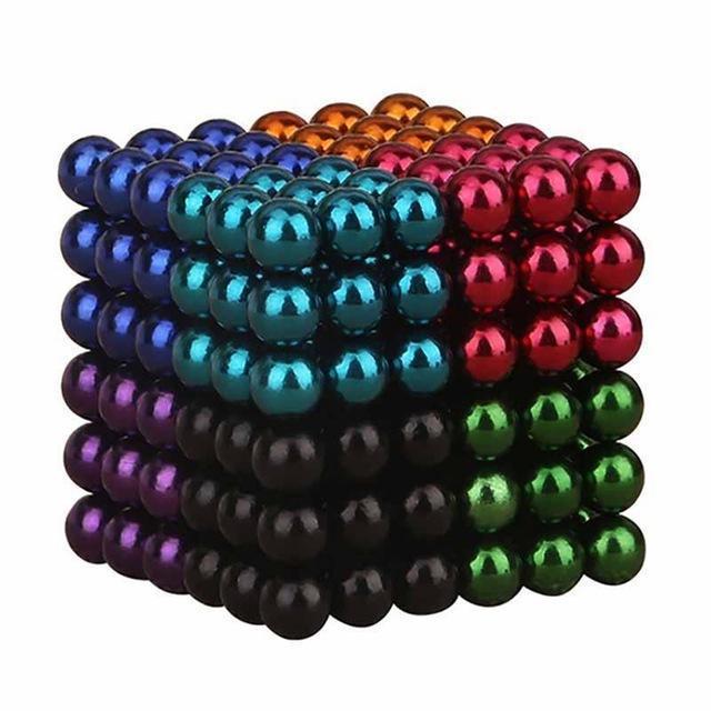  8 farben 5mm 216 Stück magnetische Würfel Bälle