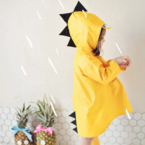 Dinosaur raincoat for children