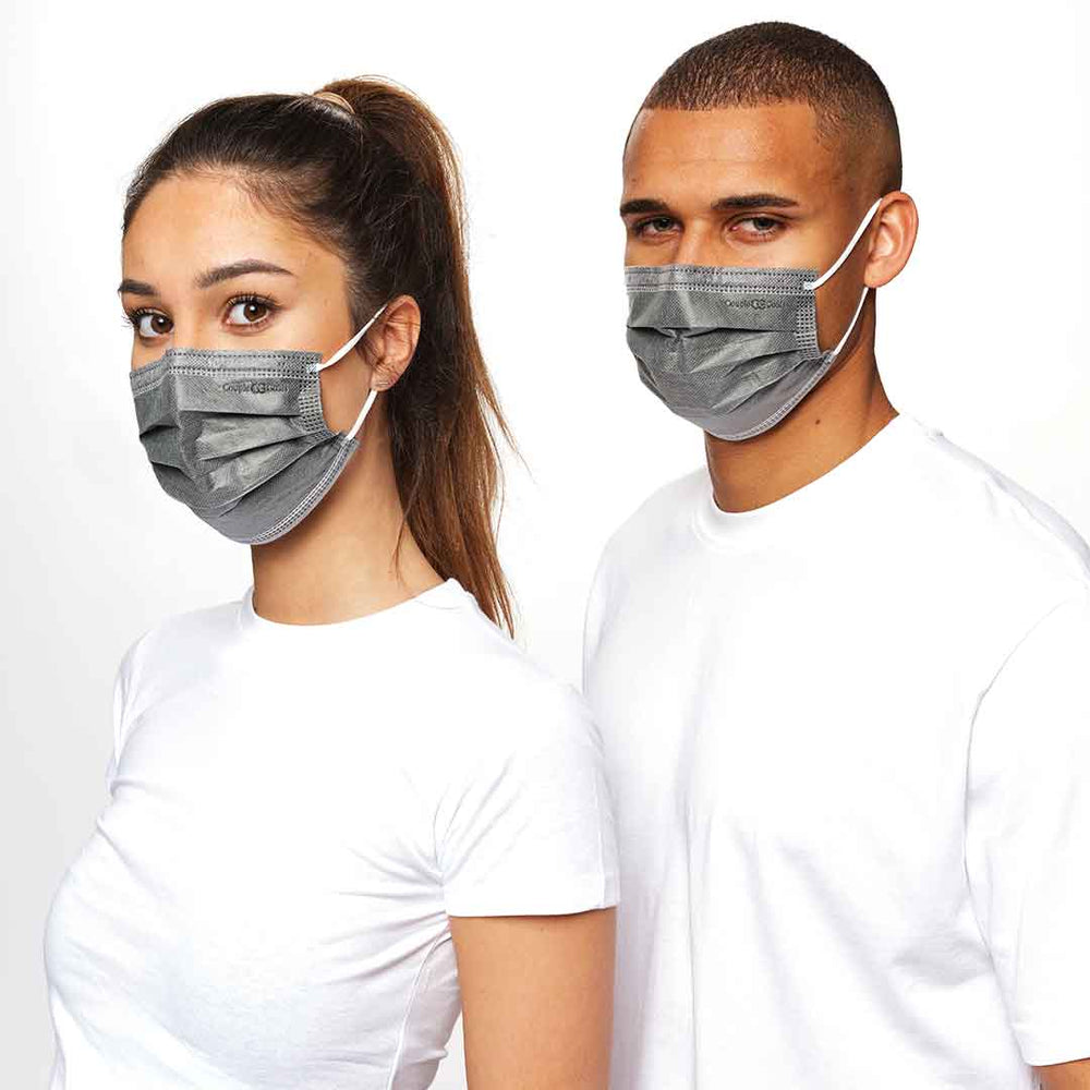 50 disposable surgical mouth nose masks 3 layers