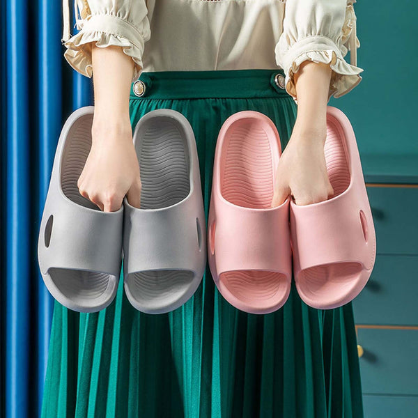 Thick anti-slip silicone women's flip flops