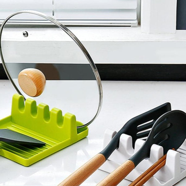 Heat-resistant oven stove utensil rack