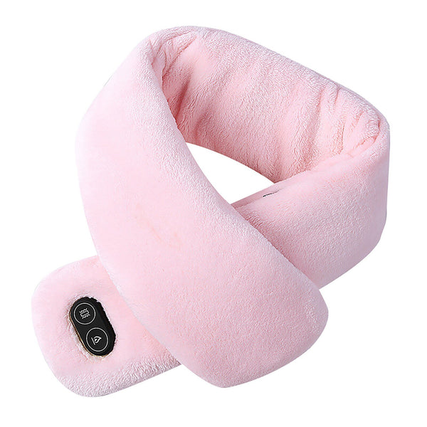 USB heating scarf with massage function