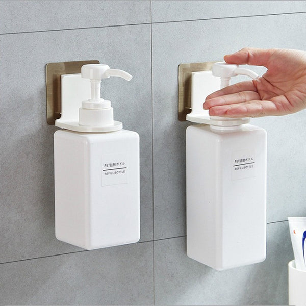 Shower gel soap wall holder for bottle (2 pieces)