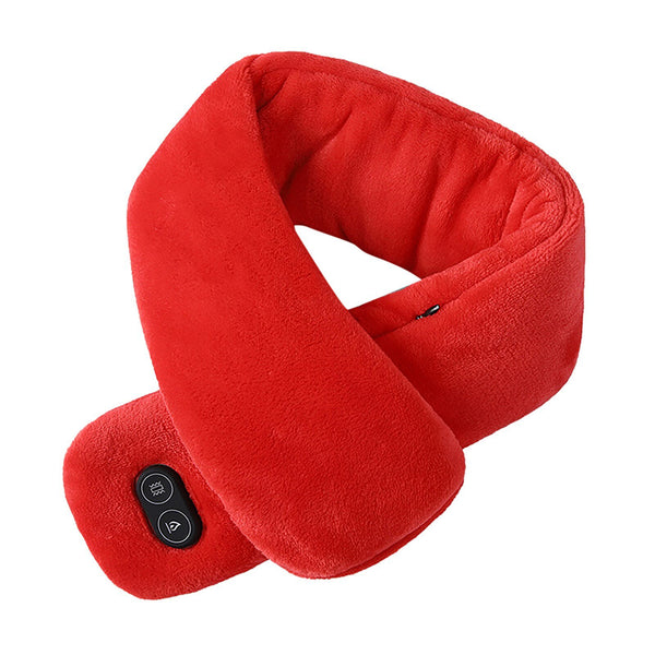 USB heating scarf with massage function