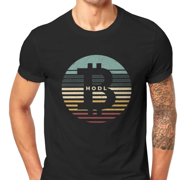 Bitcoin Hodl Cryptocurrency T-Shirt for Men