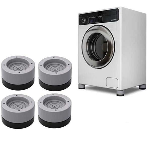Rutschfeste und geräuschreduzierende Waschmaschinenfüße (4er Set)