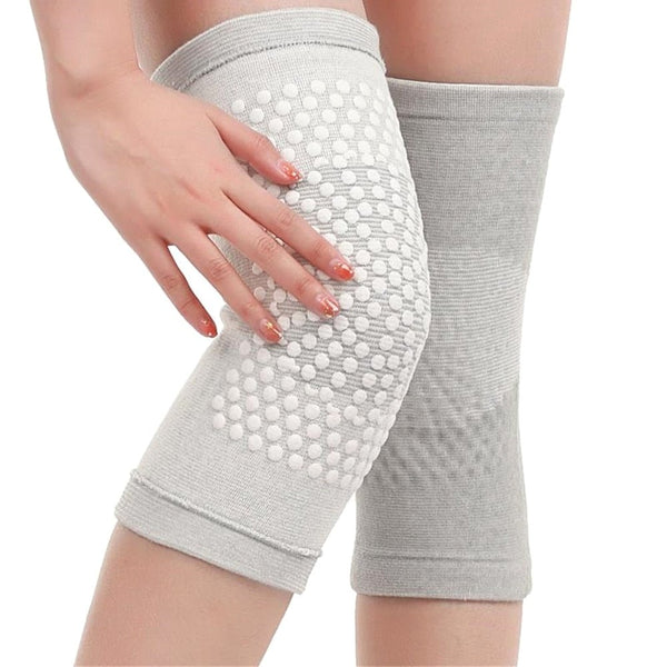 Self-heating aluminum knee support (1 pair)