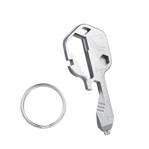 24 in 1 multifunctional key-shaped pocket tool