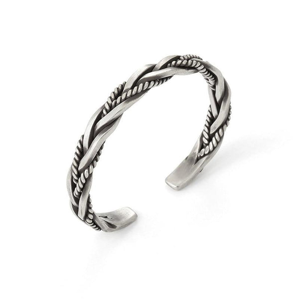 Open Handmade Twist Weave Bracelet for Men
