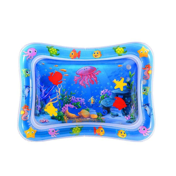Inflatable water play mat for babies
