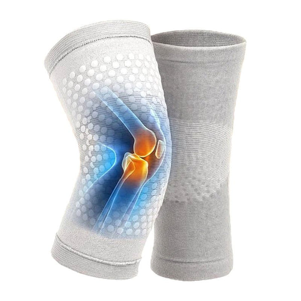 Self-heating aluminum knee support (1 pair)