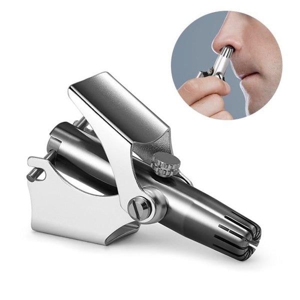 Stainless steel nose hair trimmer