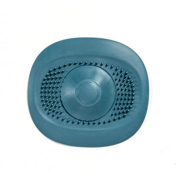Silicone sink plug with anti-hair filter