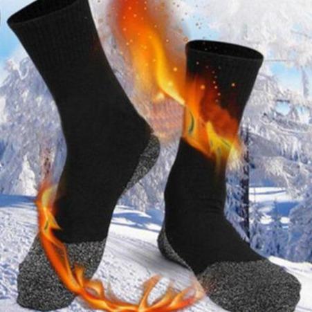 Selbstheizende Aluminium Körperwärme Winter Herren Socken