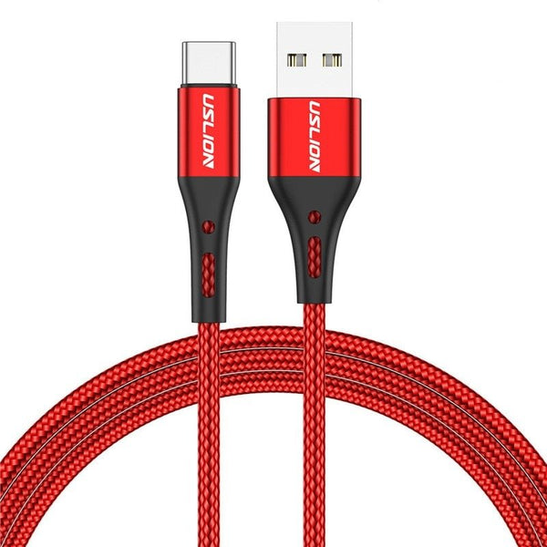 Anti-breakage nylon fast charging cable USB Type C
