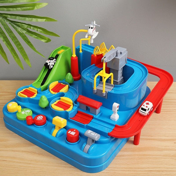 Car racing track track race children's toy