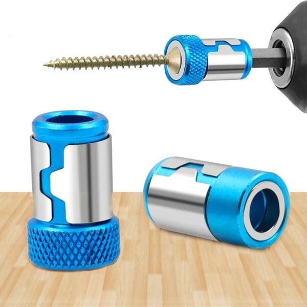 Universal magnetic screw bit ring