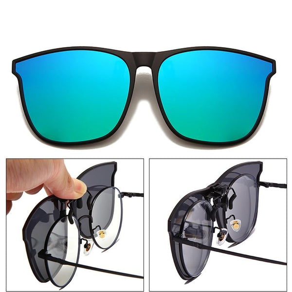Sunglasses attachment clip for normal glasses