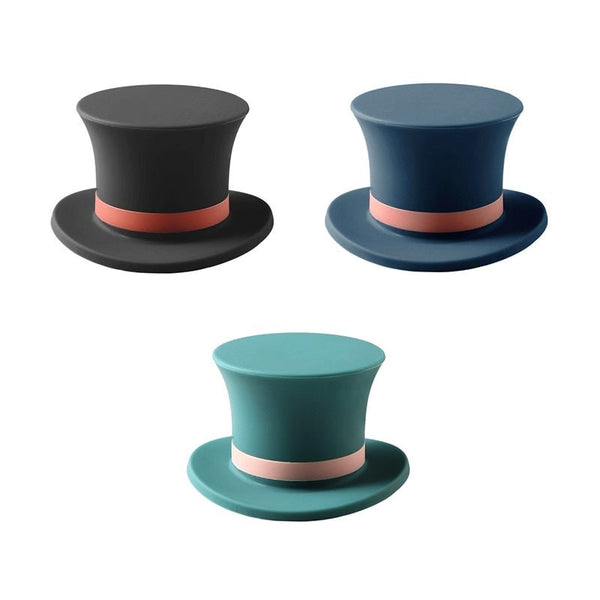 Reusable silicone cylinder hat wine cork