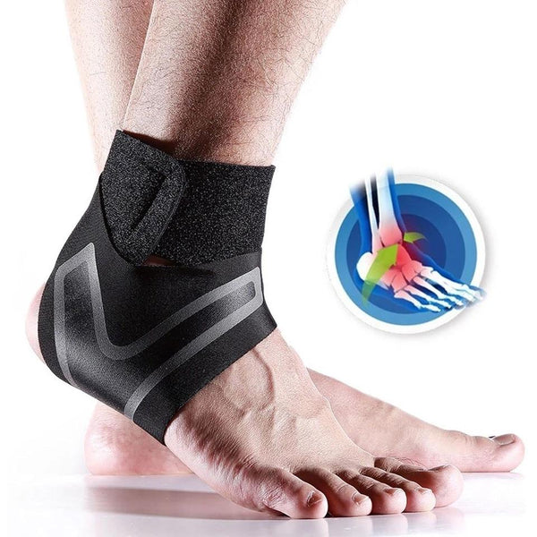 Adjustable elastic breathable ankle brace