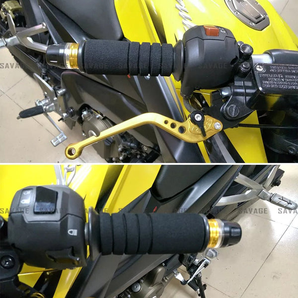 Universal anti-slip motorcycle handlebar hand grips 22mm