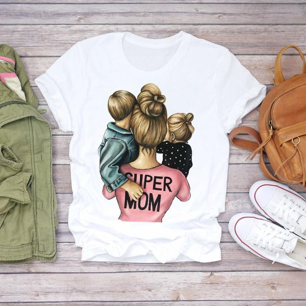 Super Mom Comic Mama T-Shirt