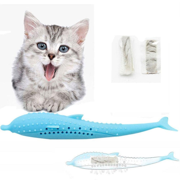 Zahnreiniger für Katzen (Fischform)