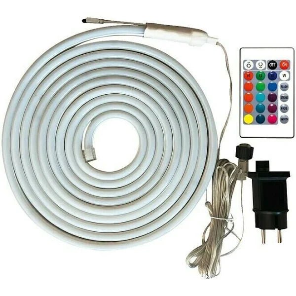 RGB LED light hose incl. Remote control, waterproof