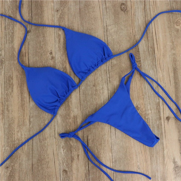 Bandage bikini with G-string panties