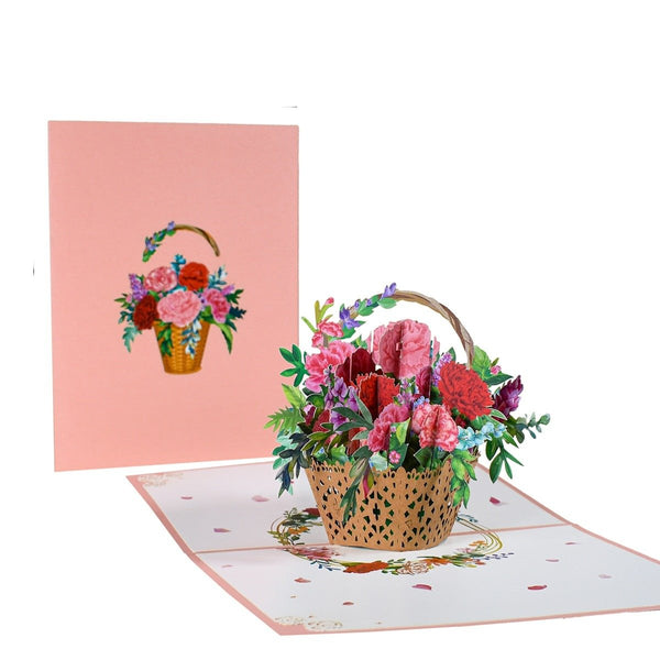 3D Pop Up Flowers Card