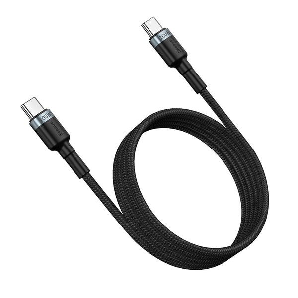 100w nylon Type C to Type C fast charging cable