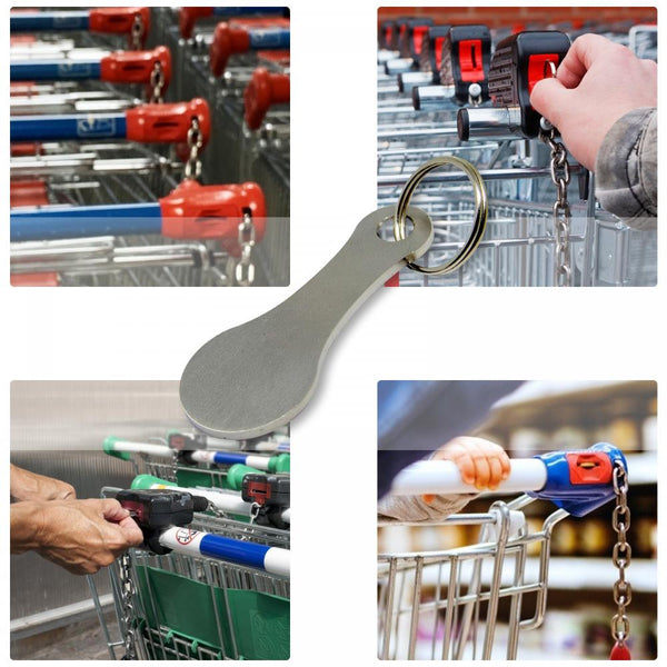 Shopping cart remover for the key chain (2 pieces)