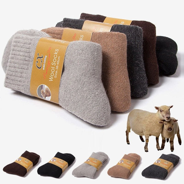 Super thick merino wool socks for men