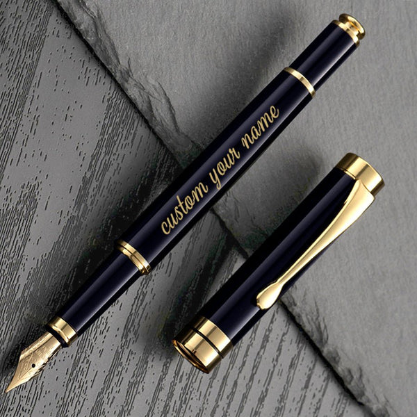 Personalized fountain pen with your own name