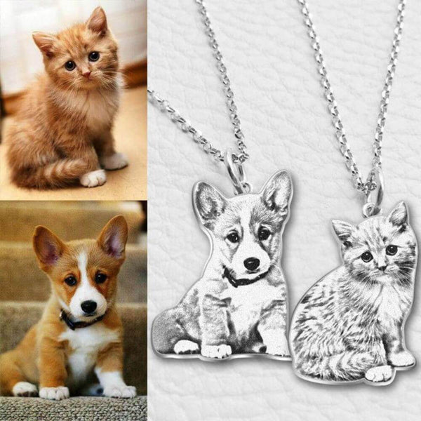 Pets engraving - necklace / keychain personalized