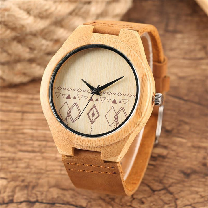  Armbanduhr aus Holz