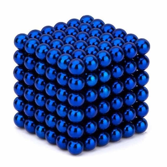  Blau 5mm 216 Stück magnetische Würfel Bälle