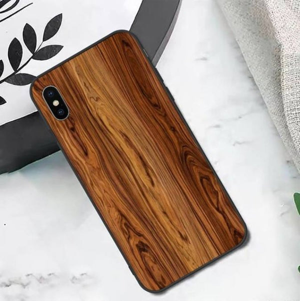 iPhone mobile phone protective case made of wood