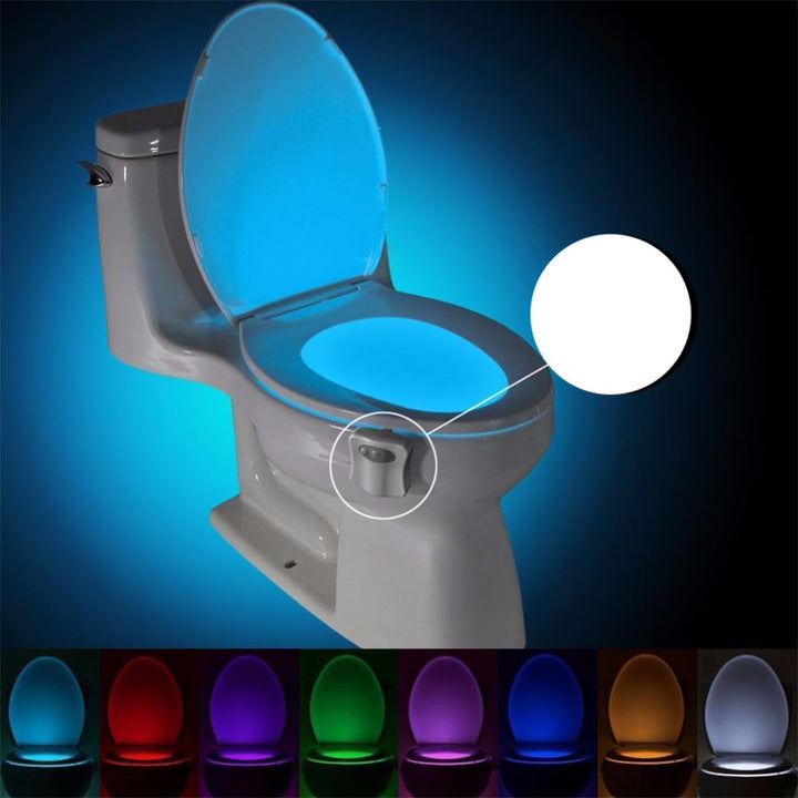  LED Toilettenlicht, WC Nachtlicht mit Bewegungs-Sensor
