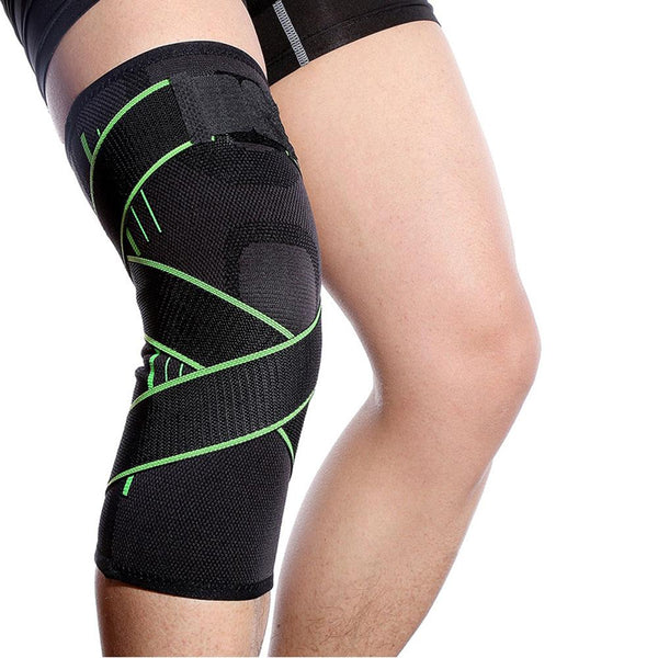 Elastic breathable knee support