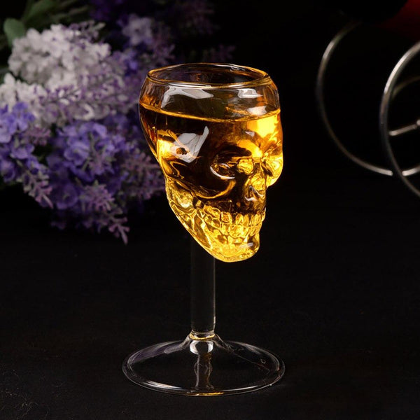 Totenkopf Weinglas